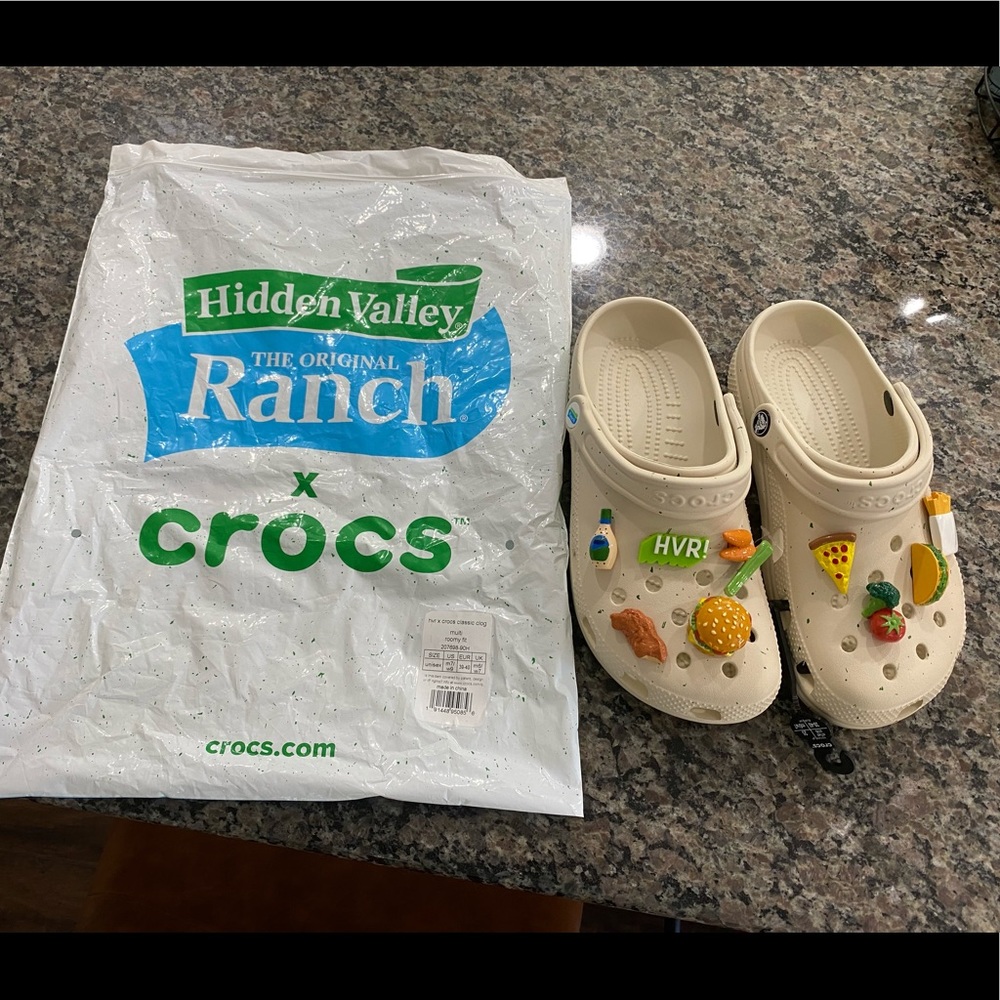 Hidden Valley Ranch x Crocs Collab Slides